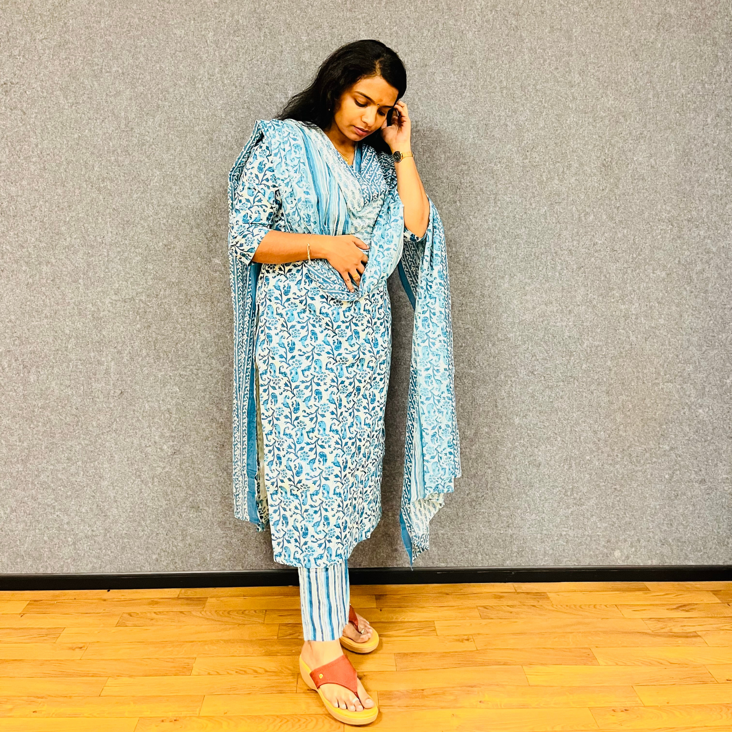 Neela Vruksha - Complete 3-piece Suit set