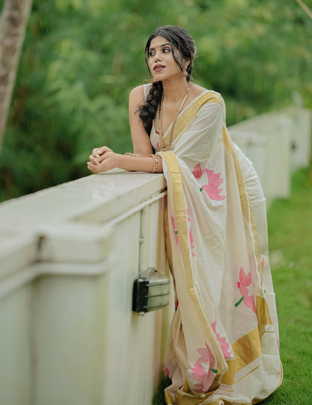 Thamarapoovu Luxe Southloom Cotton Saree