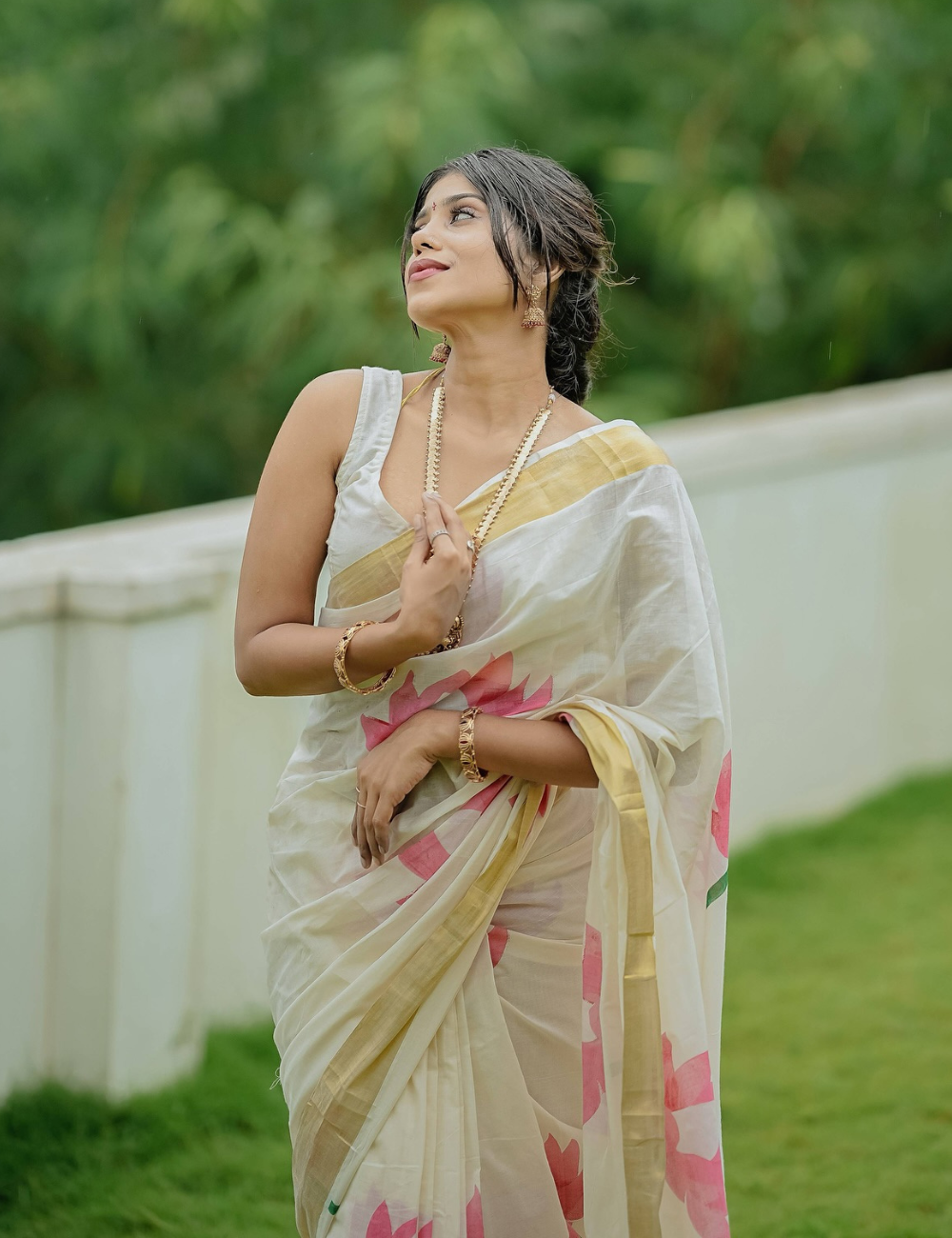 Thamarapoovu Luxe Southloom Cotton Saree