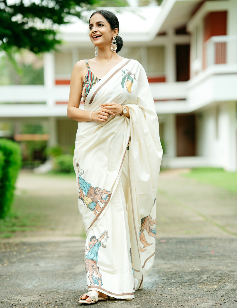 Maangaavu Luxe Southloom Cotton Saree