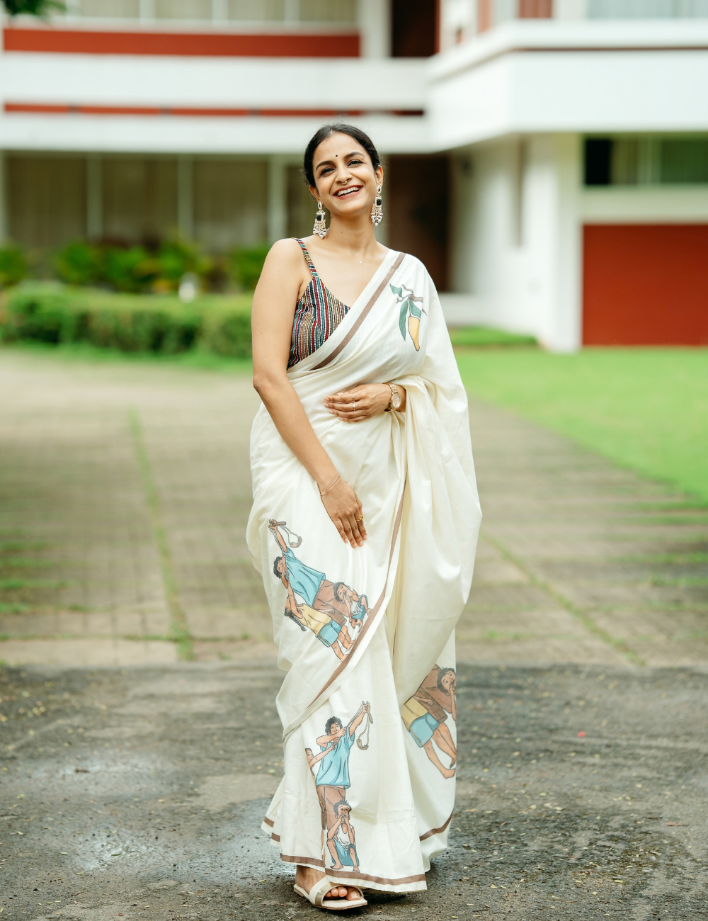 Maangaavu Luxe Southloom Cotton Saree