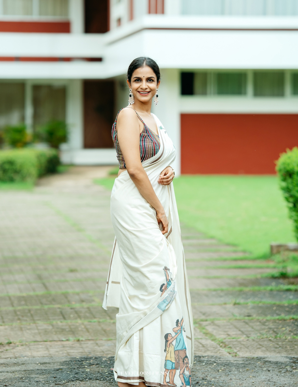 Maangaavu Luxe Southloom Cotton Saree