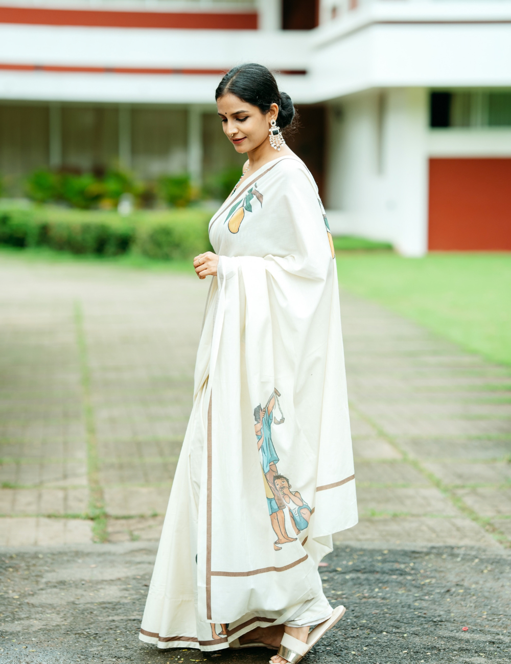 Maangaavu Luxe Southloom Cotton Saree