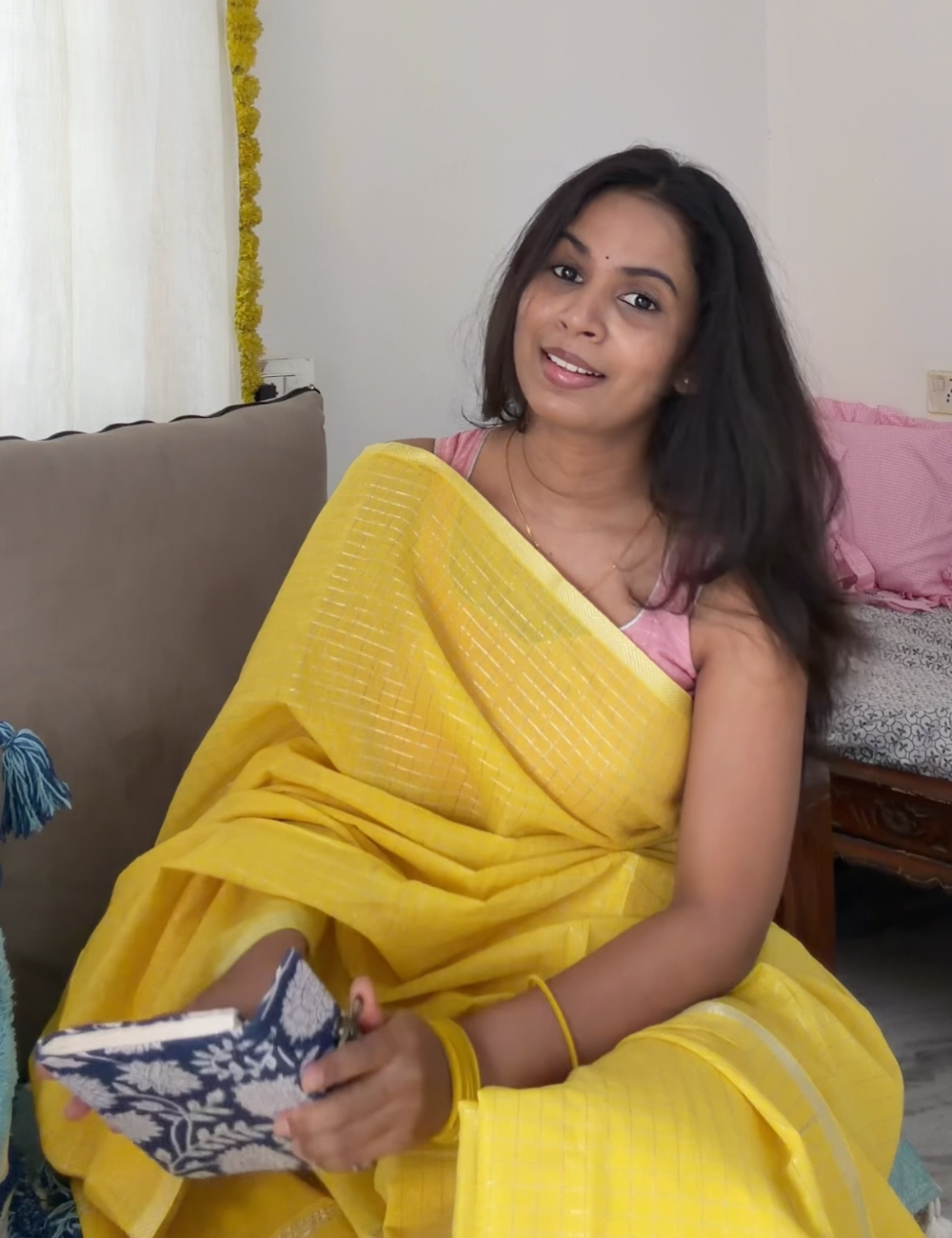 Yellow - Sungadi Cotton Saree