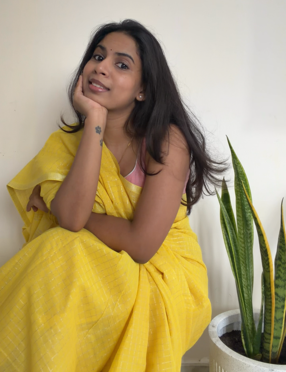 Yellow - Sungadi Cotton Saree