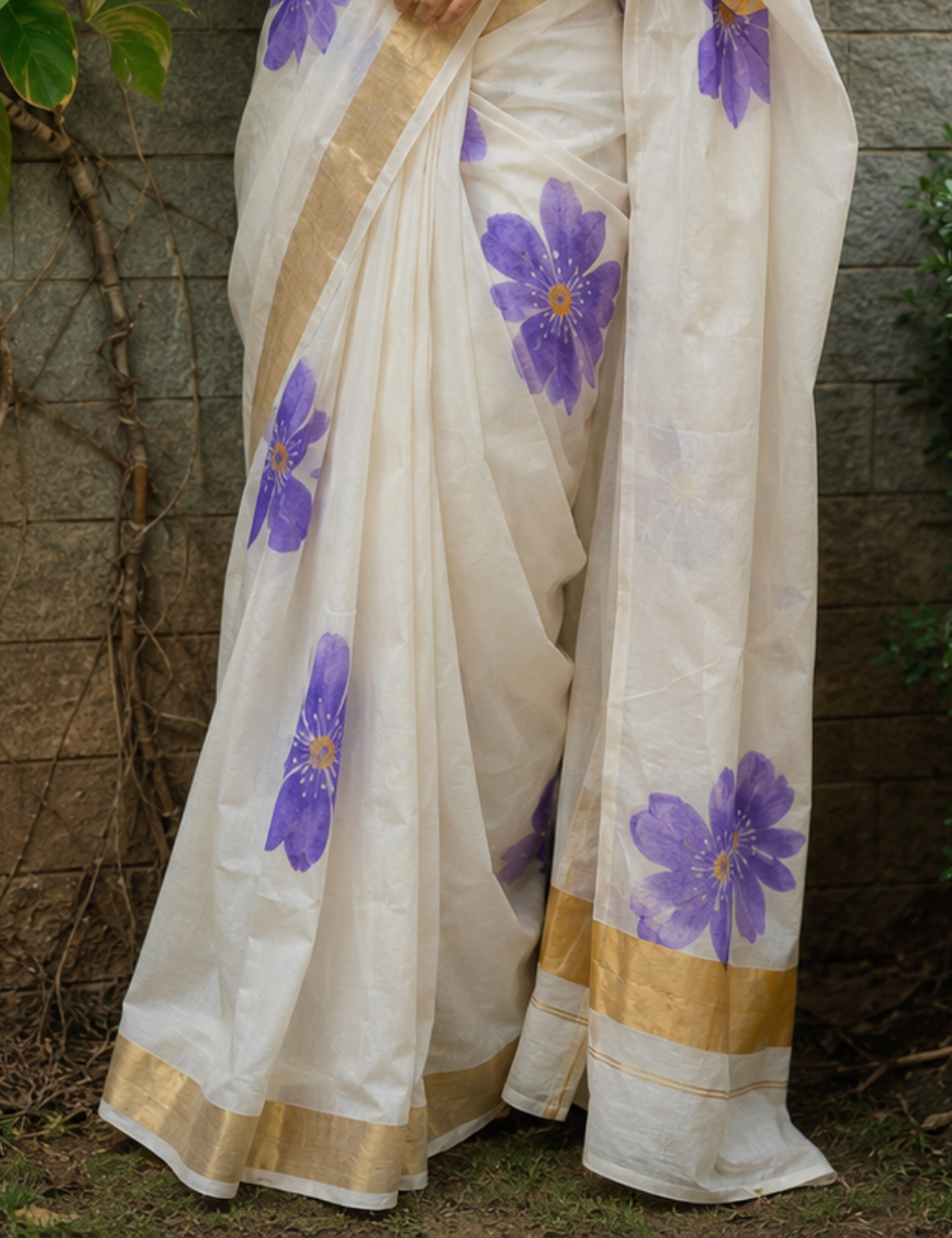 Oothapoovu Luxe Southloom Cotton Saree