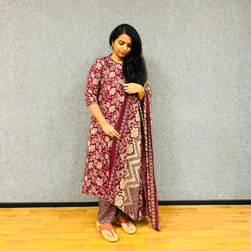 Maroon Melody - Complete 3-piece Suit set