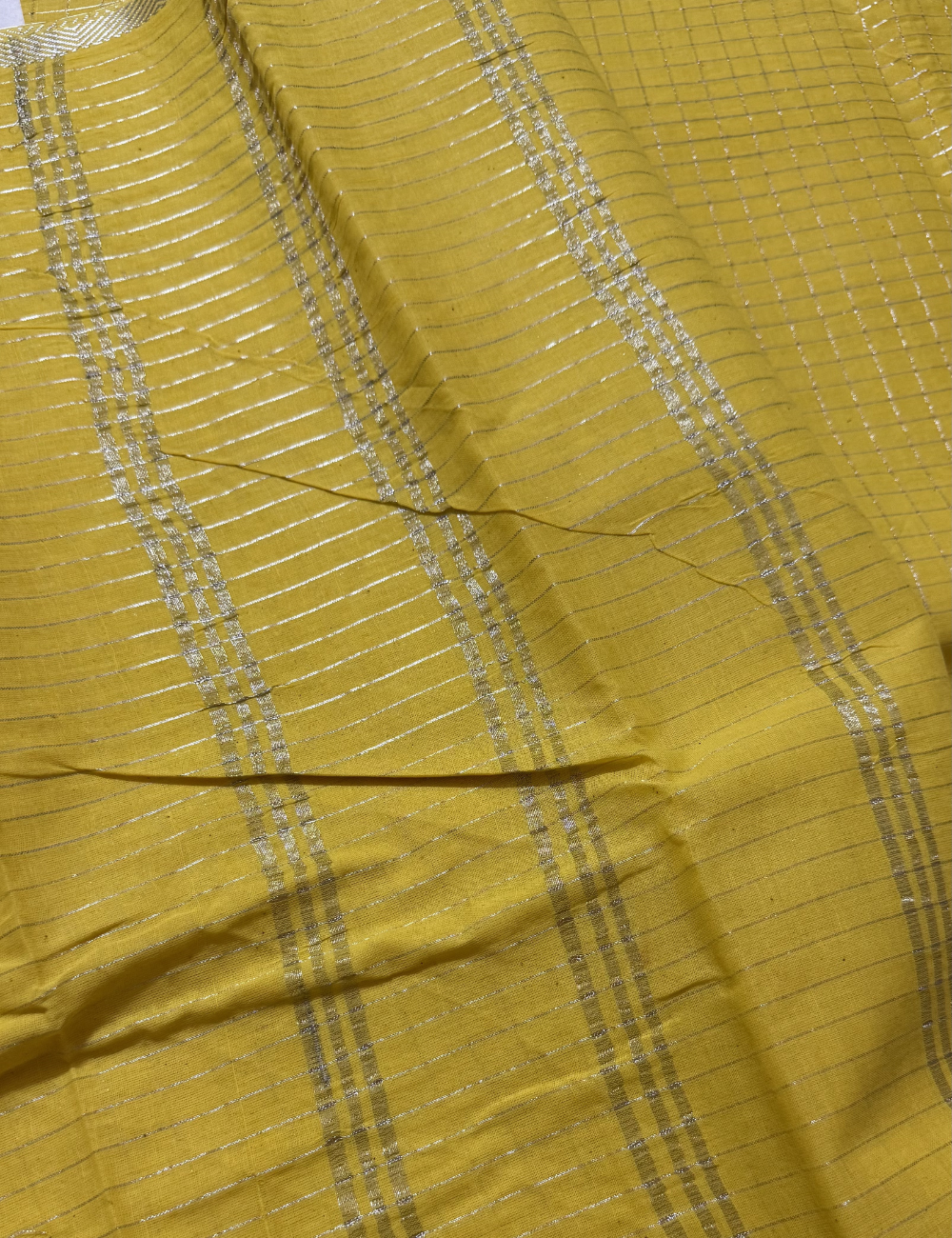 Yellow - Sungadi Cotton Saree