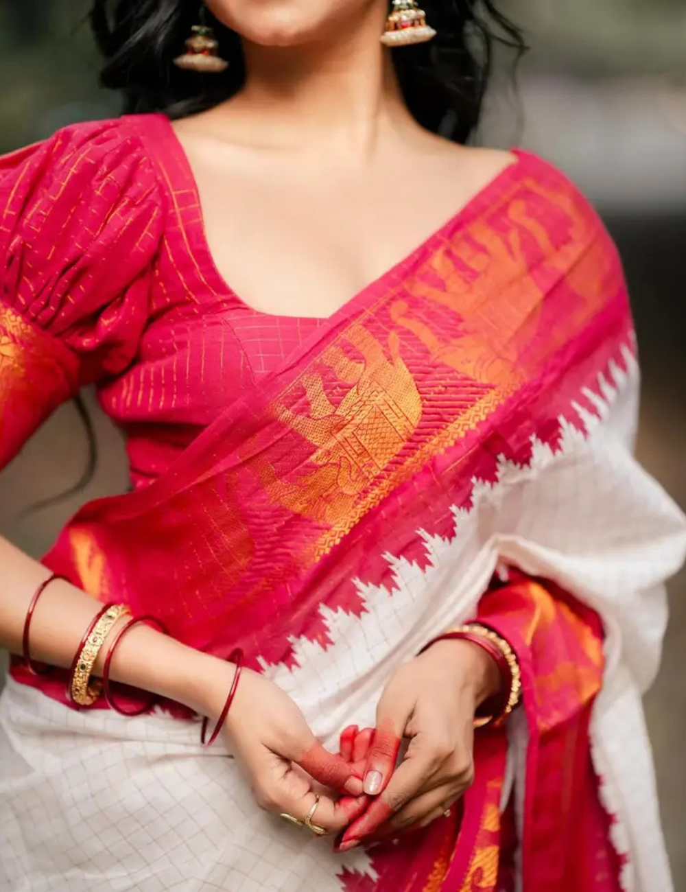 Rashmika - Sungadi Cotton Saree