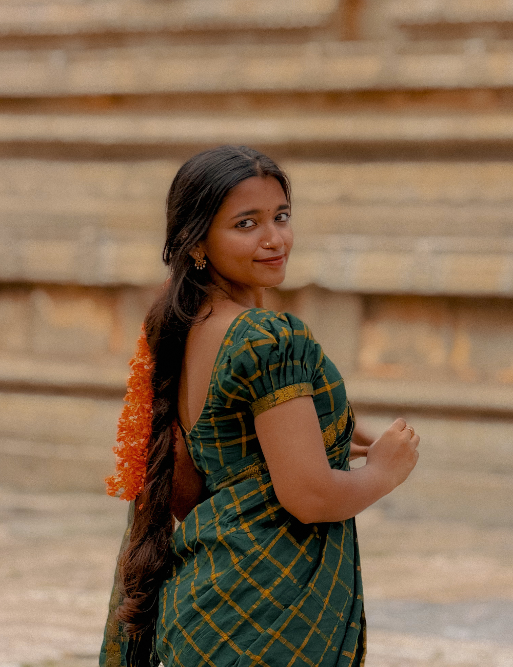 Green Pure Sungadi Cotton Handloom Saree