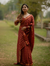 Maroon Pure Sungadi Cotton Handloom Saree