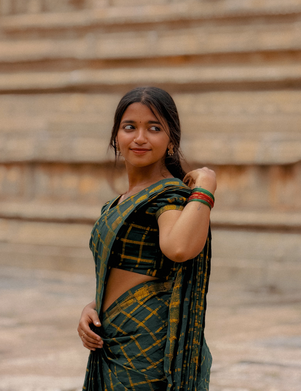 Green Pure Sungadi Cotton Handloom Saree