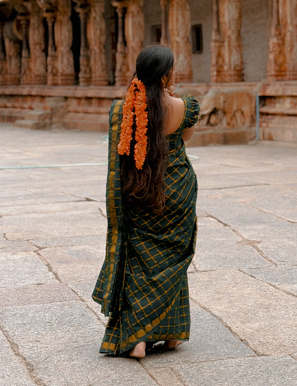 Green Pure Sungadi Cotton Handloom Saree