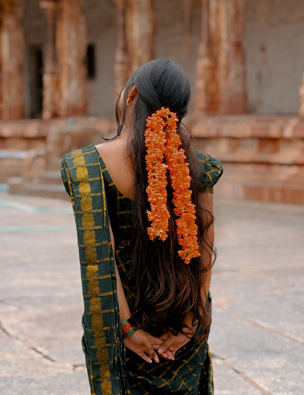 Green Pure Sungadi Cotton Handloom Saree