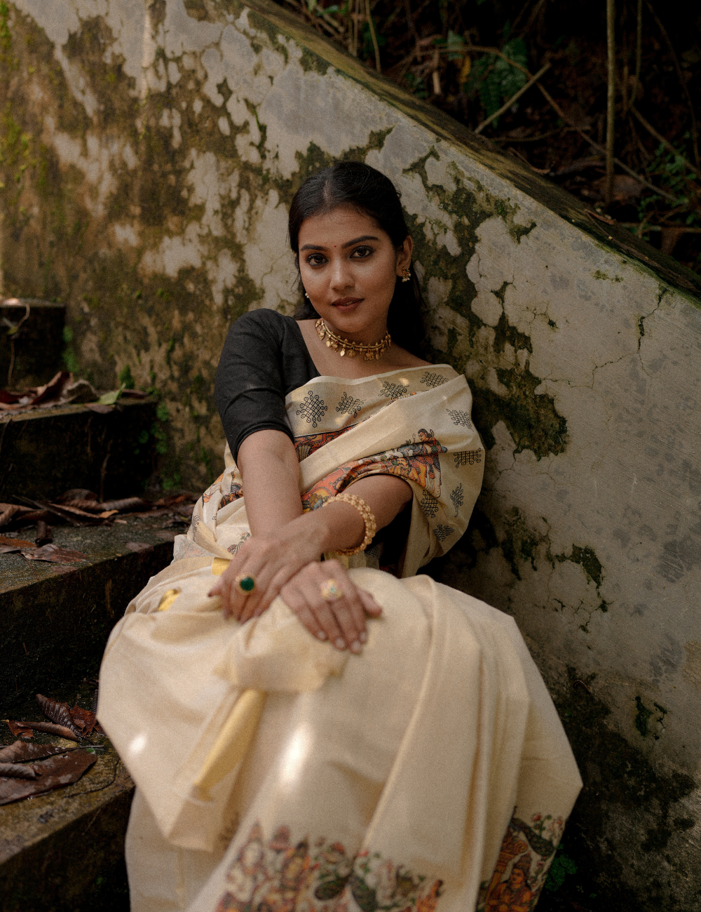 Seetha Kalyanam Mural Kasavu Tissue Saree For Women