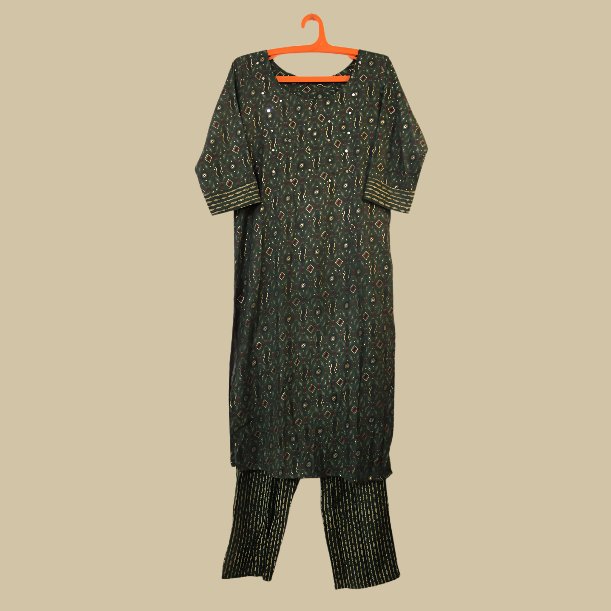 Mehreen Green Festive Co-ord Set
