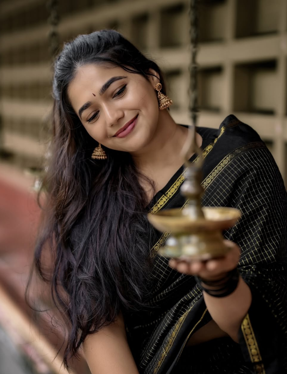 Black - Kalyani Silk Cotton Saree