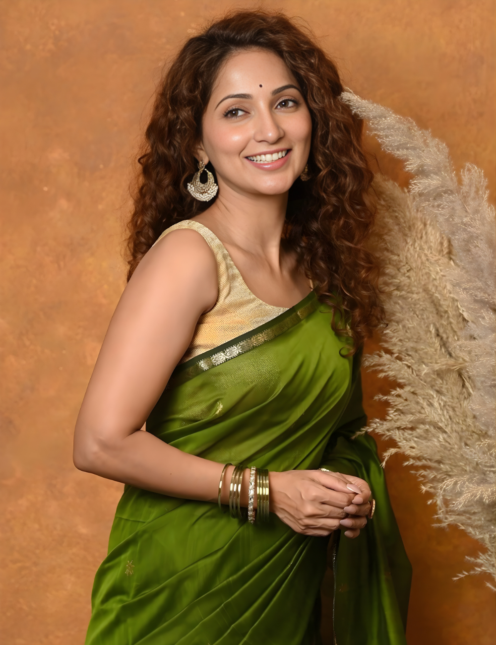 Light Green and Blue - Silk cotton Handloom Saree