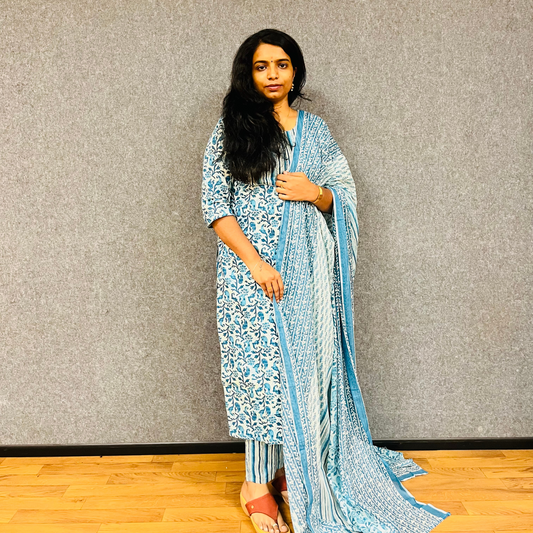 Neela Vruksha - Complete 3-piece Suit set