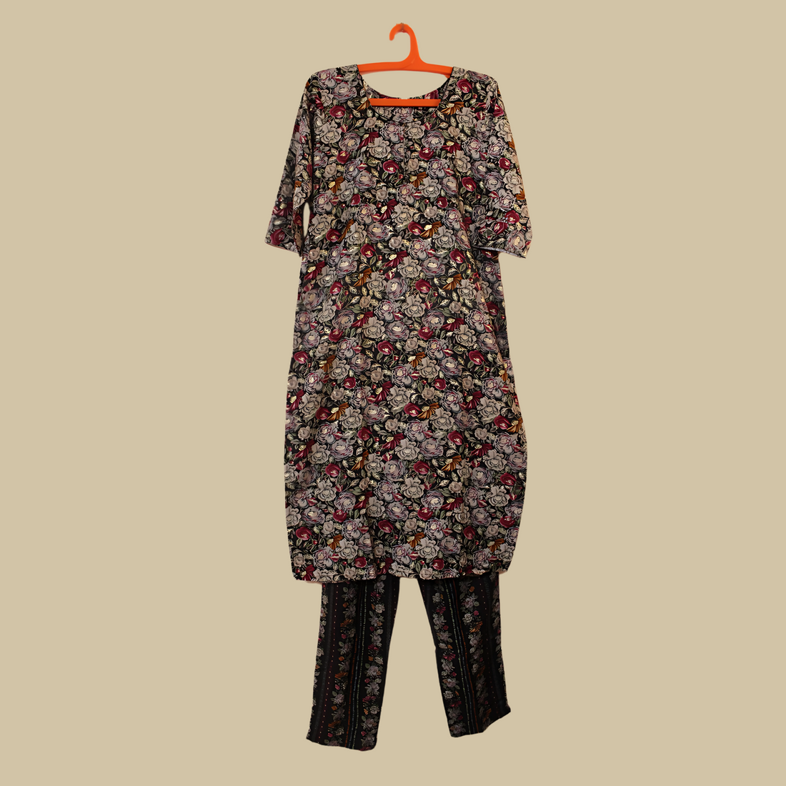 Karuvaasi – Black Floral Co-ord Set