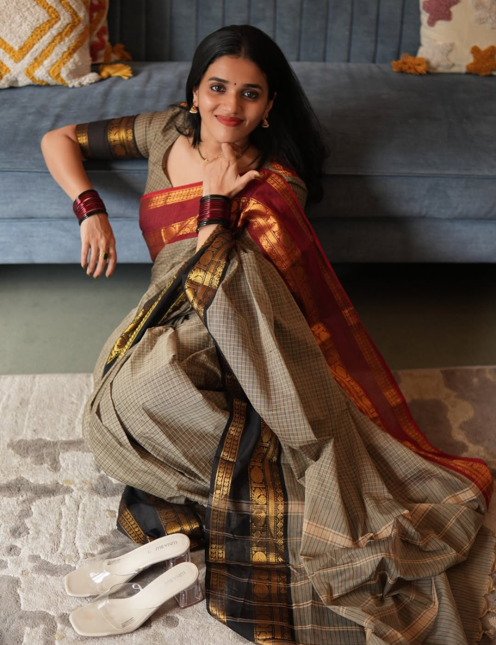 Ratnamala - Vintage Kanchi Cotton saree