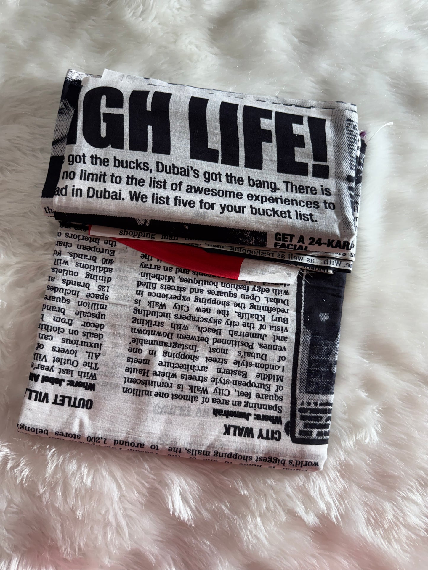 Newspaper Mul Cotton Saree