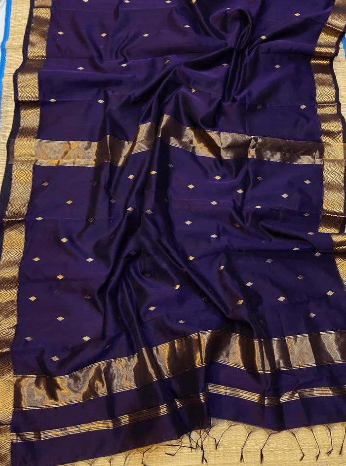 Violet - Nayanthara Silk cotton Handloom Saree