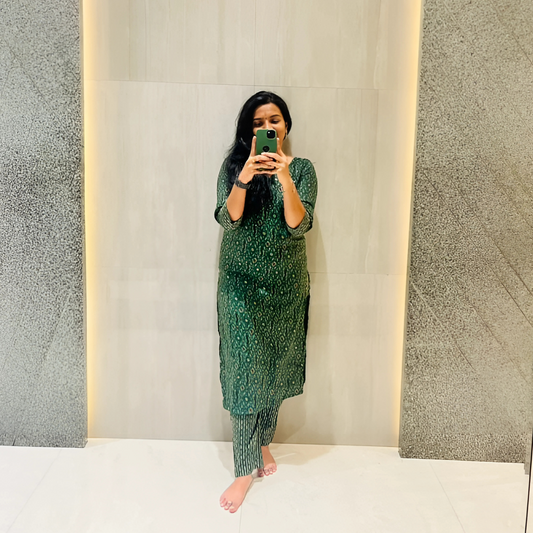 Mehreen Green Festive Co-ord Set