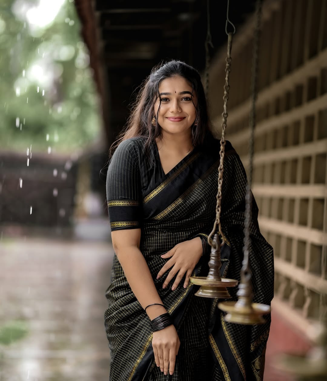 Black - Kalyani Silk Cotton Saree